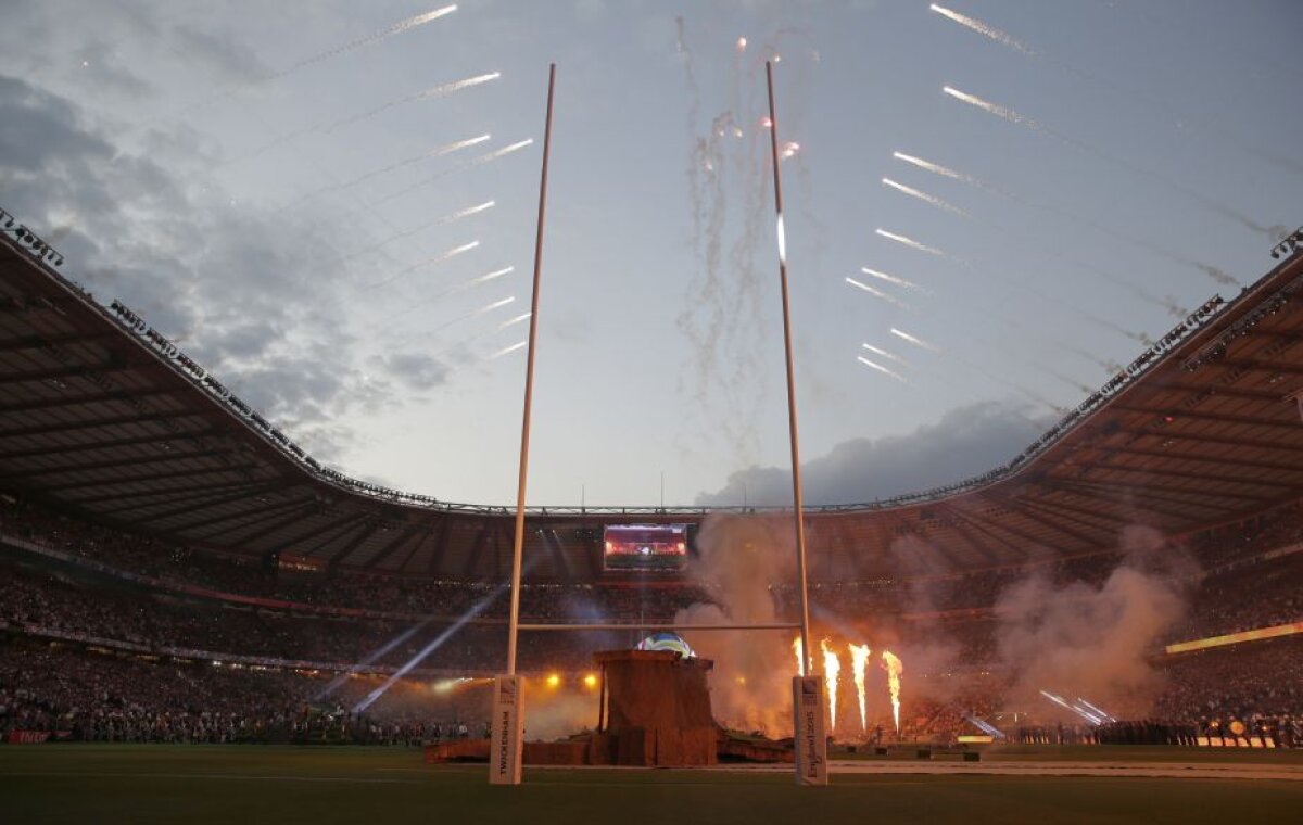 VIDEO + FOTO Imagini impresionante de pe Twickenham Stadium, de la deschiderea CM de Rugby la care au asistat 82.000 de oameni 