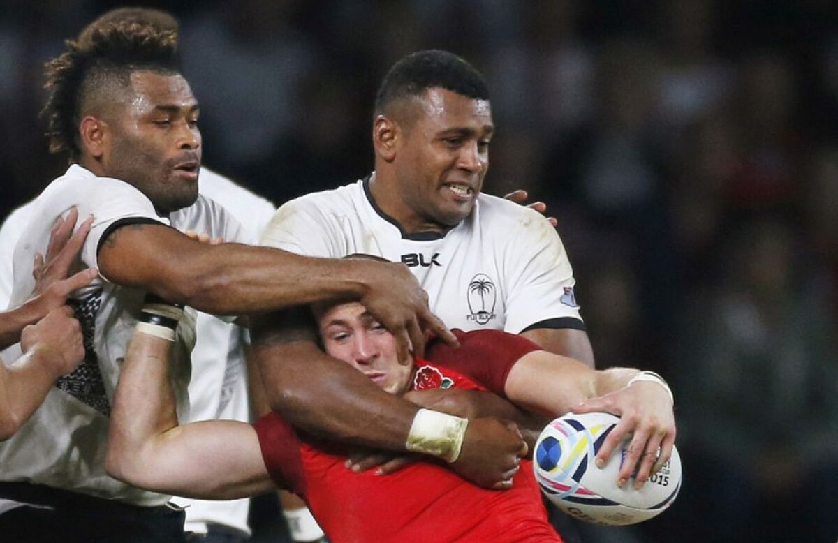 FOTO Spectacol la primul meci la CM de Rugby » Anglia s-a impus în fața celor din Fiji