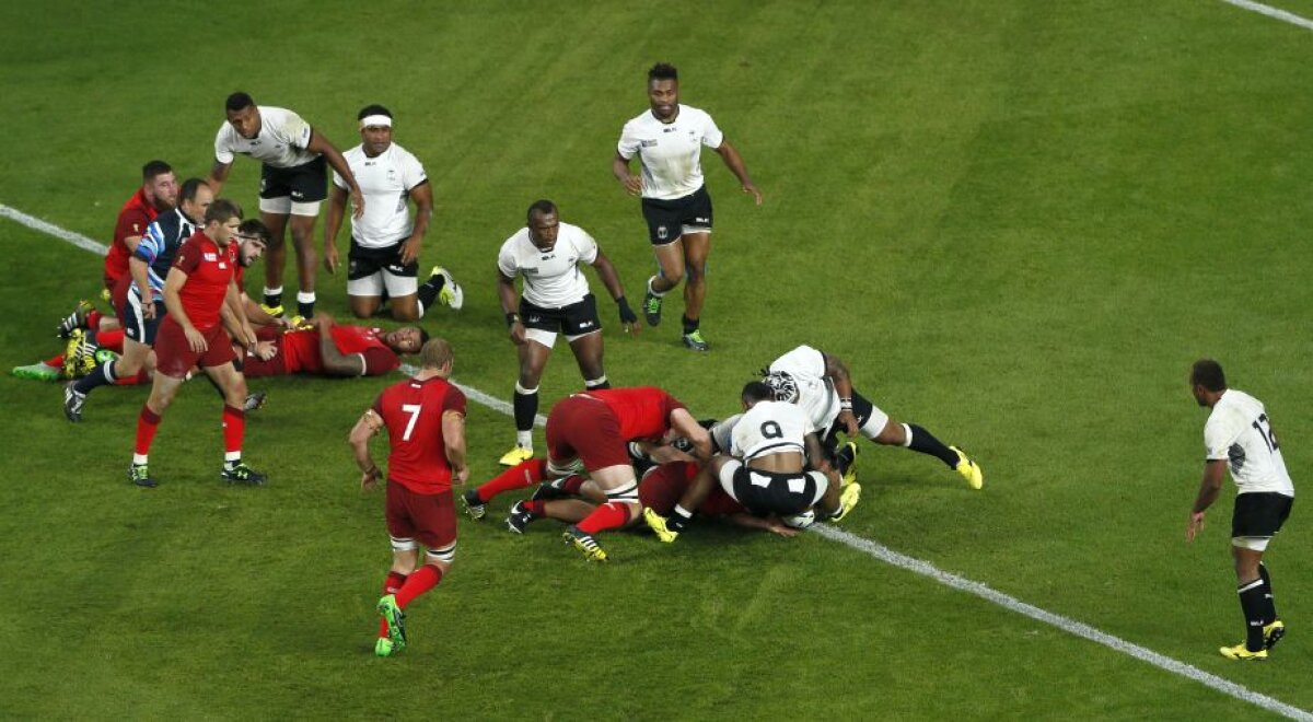 FOTO Spectacol la primul meci la CM de Rugby » Anglia s-a impus în fața celor din Fiji