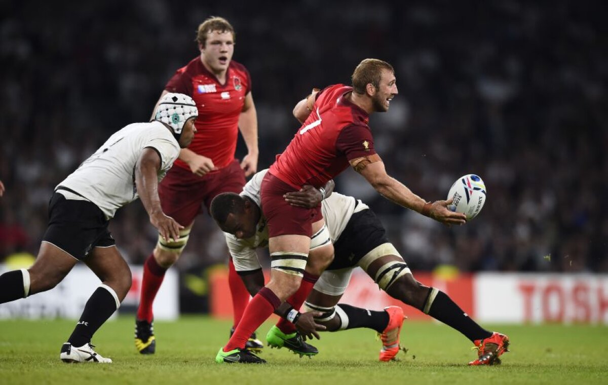 FOTO Spectacol la primul meci la CM de Rugby » Anglia s-a impus în fața celor din Fiji