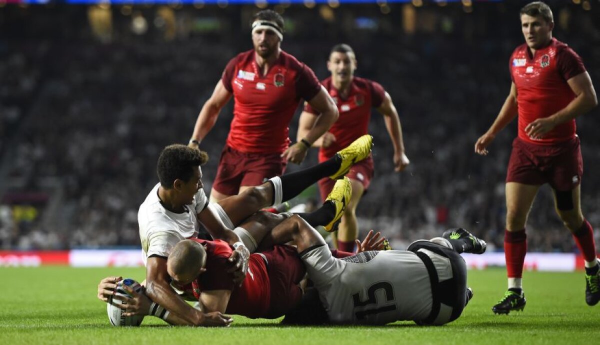 FOTO Spectacol la primul meci la CM de Rugby » Anglia s-a impus în fața celor din Fiji