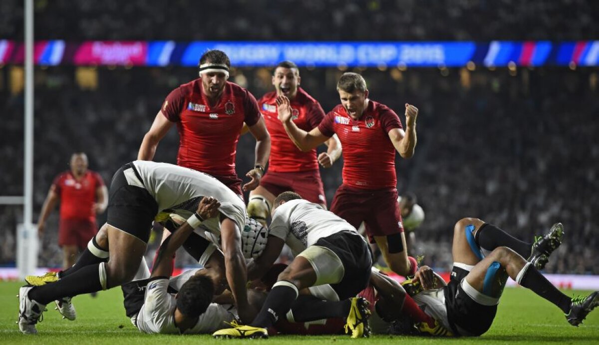 FOTO Spectacol la primul meci la CM de Rugby » Anglia s-a impus în fața celor din Fiji