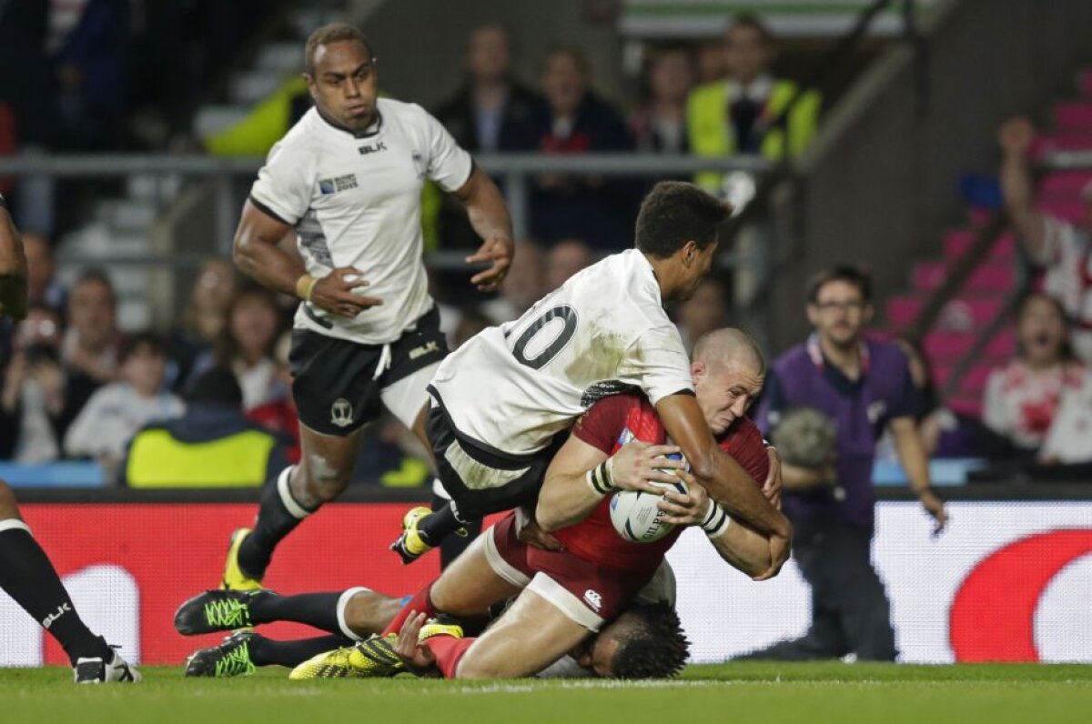 FOTO Spectacol la primul meci la CM de Rugby » Anglia s-a impus în fața celor din Fiji
