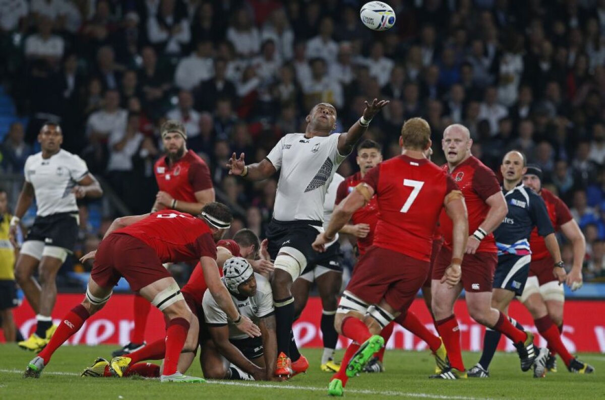 FOTO Spectacol la primul meci la CM de Rugby » Anglia s-a impus în fața celor din Fiji