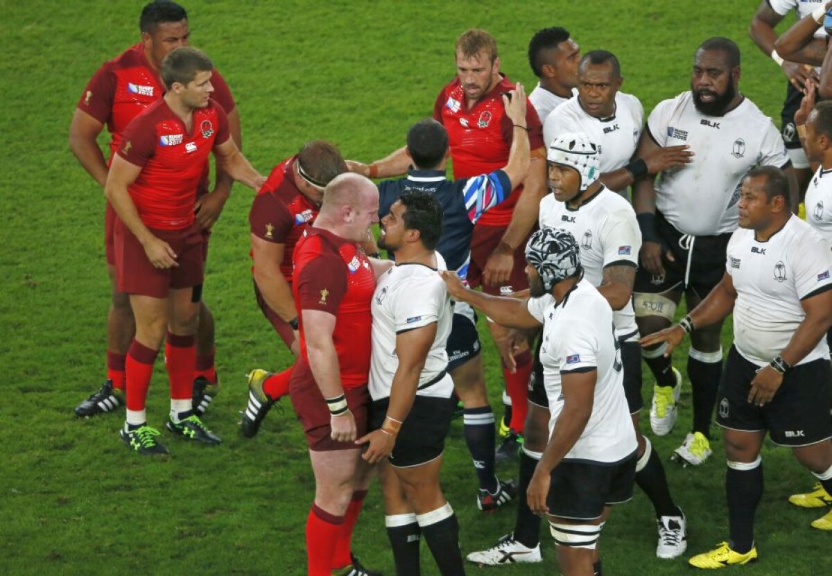 FOTO Spectacol la primul meci la CM de Rugby » Anglia s-a impus în fața celor din Fiji