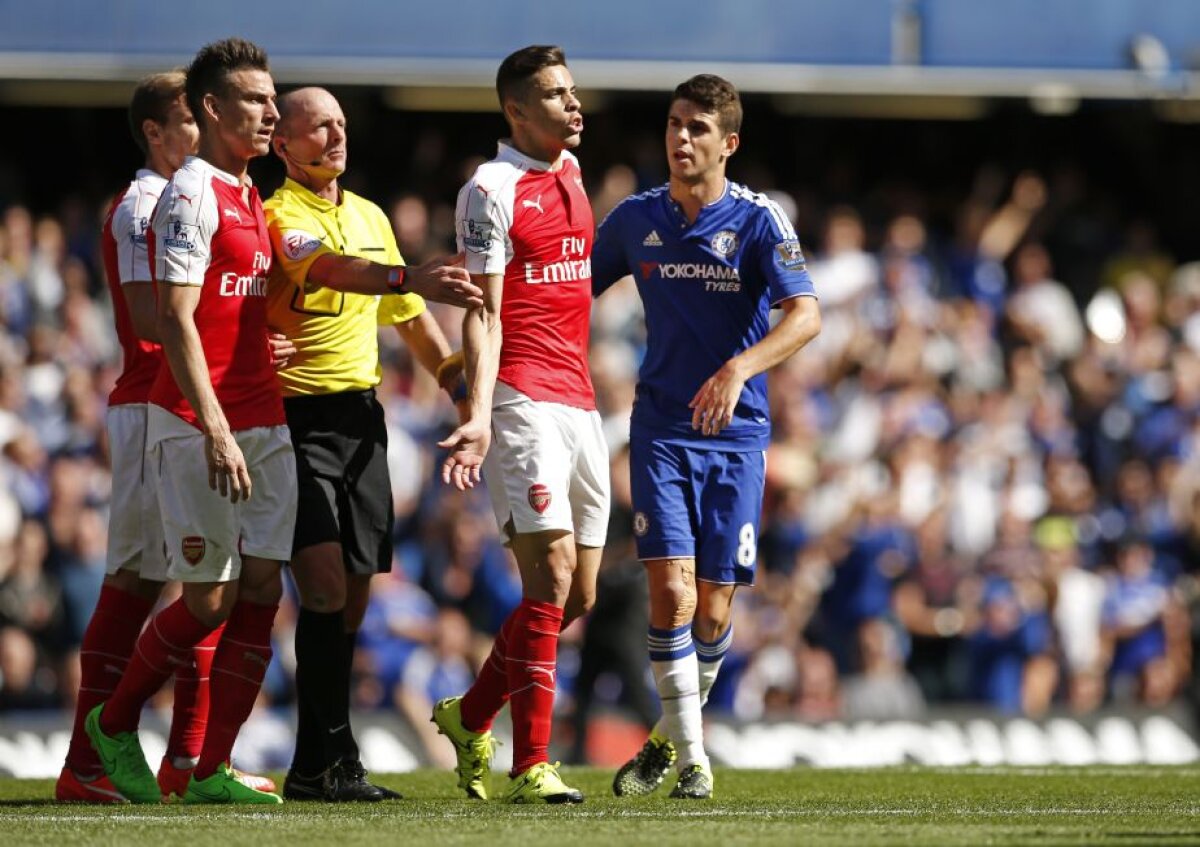 VIDEO + FOTO Bătaie și eliminări în Chelsea - Arsenal 2-0 » Diego Costa a fost în centrul atenției