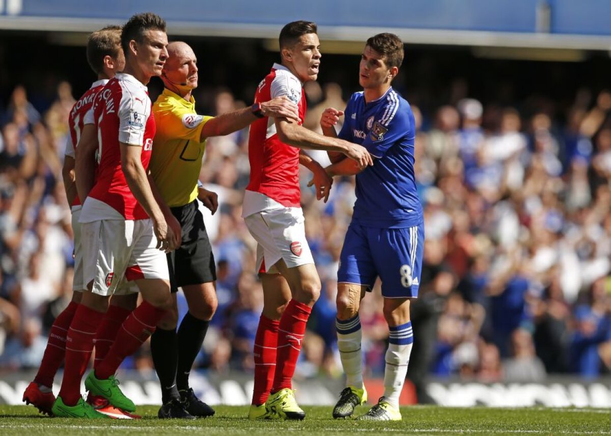 VIDEO + FOTO Bătaie și eliminări în Chelsea - Arsenal 2-0 » Diego Costa a fost în centrul atenției