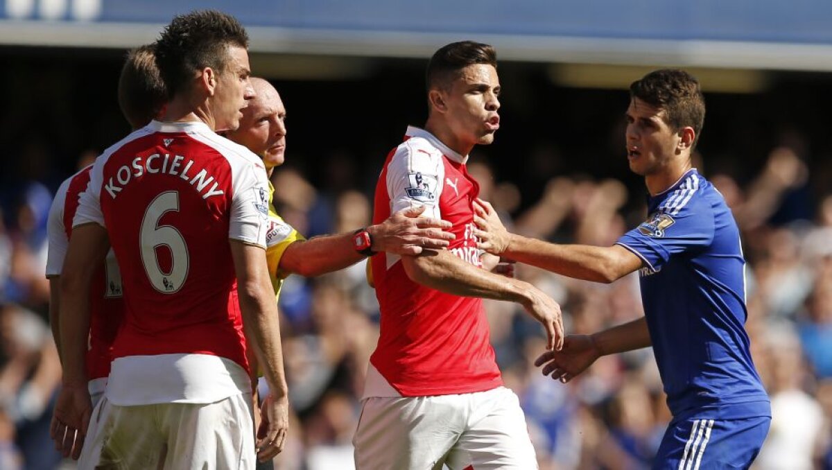 VIDEO + FOTO Bătaie și eliminări în Chelsea - Arsenal 2-0 » Diego Costa a fost în centrul atenției