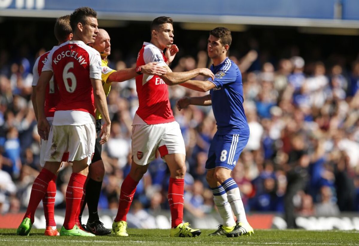 VIDEO + FOTO Bătaie și eliminări în Chelsea - Arsenal 2-0 » Diego Costa a fost în centrul atenției