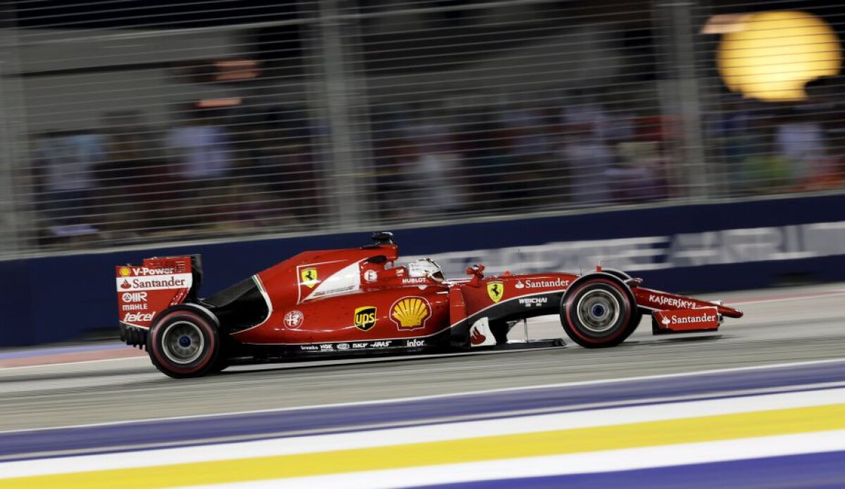 GALERIE FOTO Weekend perfect pentru Vettel! Neamțul s-a impus în MP de la Singapore » Hamilton nu a terminat cursa
