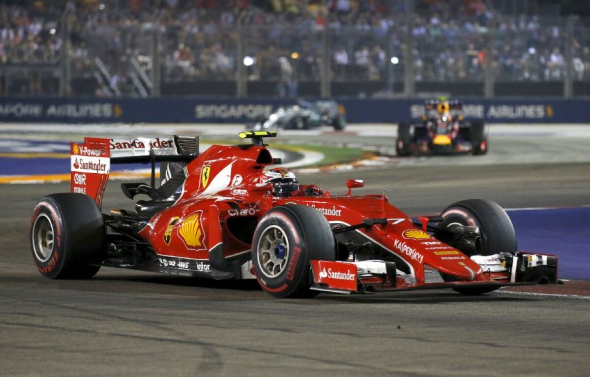 GALERIE FOTO Weekend perfect pentru Vettel! Neamțul s-a impus în MP de la Singapore » Hamilton nu a terminat cursa