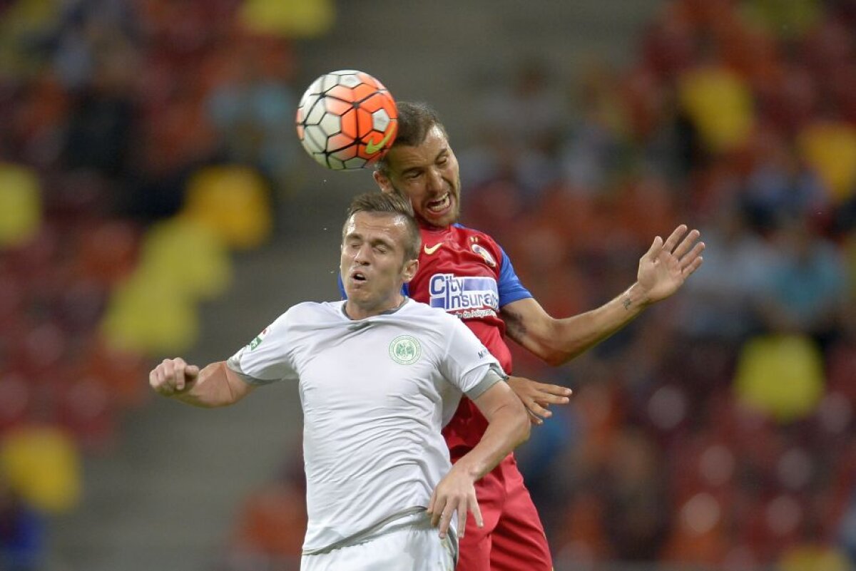 VIDEO și FOTO Steaua urcă pe podium după victoria în fața Chiajnei, scor 3-1