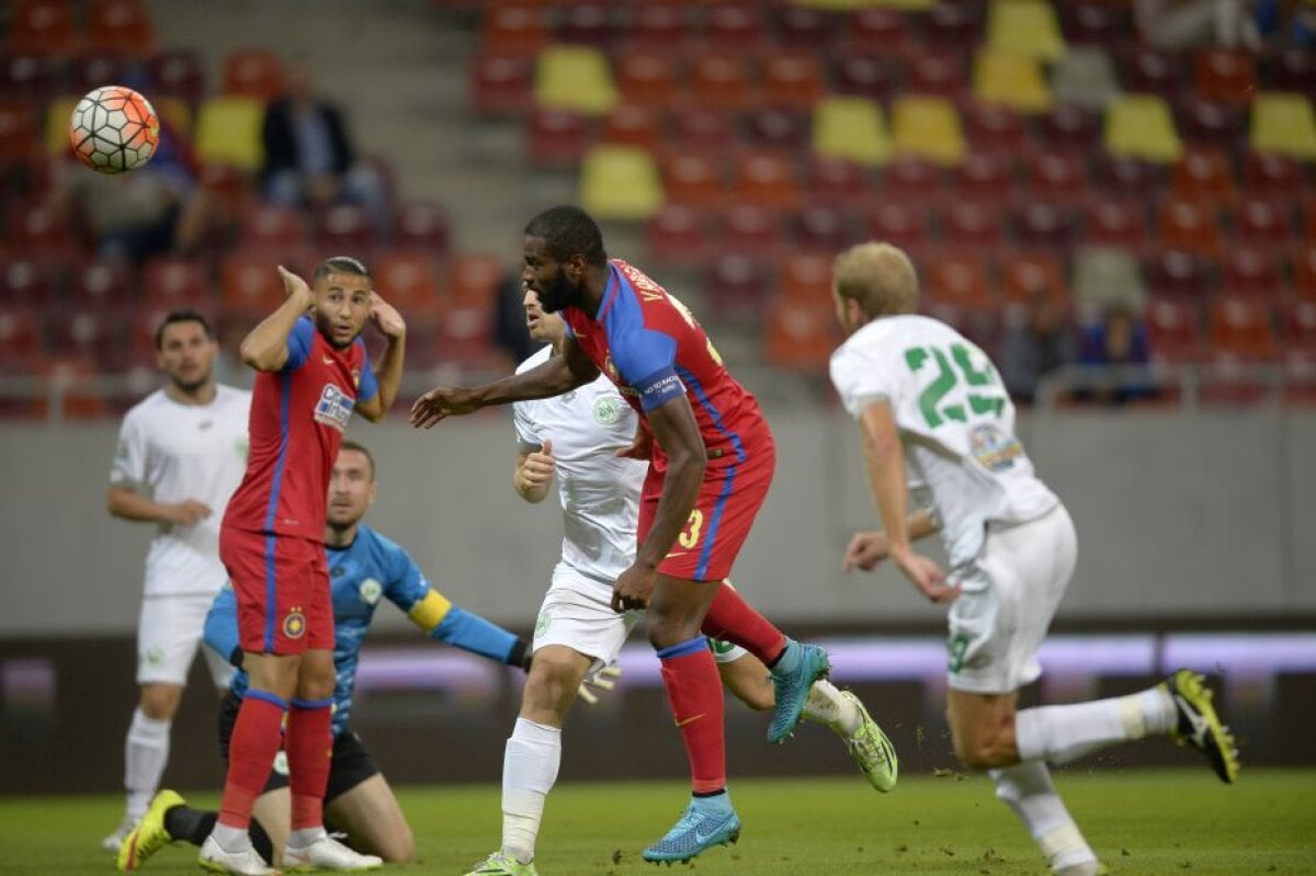 VIDEO și FOTO Steaua urcă pe podium după victoria în fața Chiajnei, scor 3-1