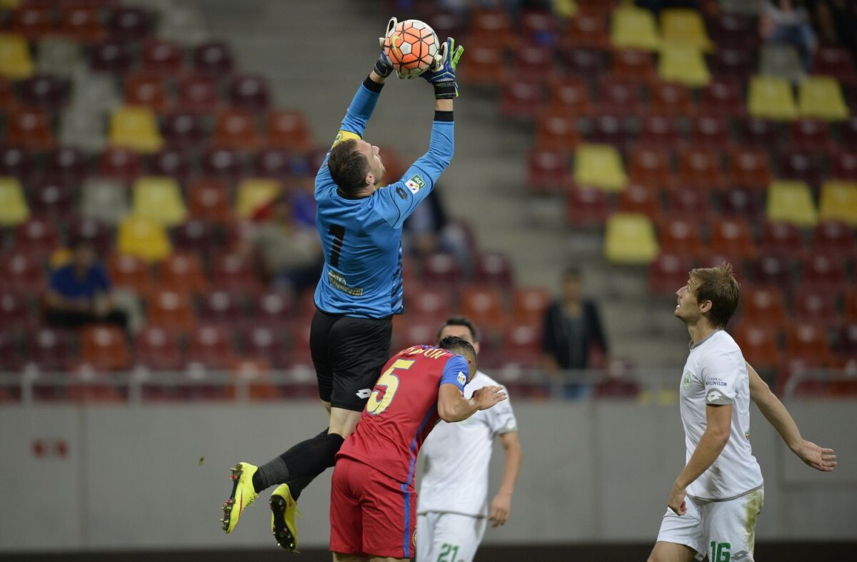 VIDEO Matache! Portar, piaţă sau măcelar? Steaua a urcat pe podium după o victorie reconfortantă cu Chiajna, 3-1