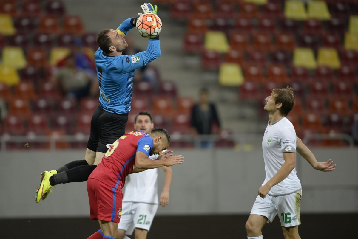 VIDEO Matache! Portar, piaţă sau măcelar? Steaua a urcat pe podium după o victorie reconfortantă cu Chiajna, 3-1