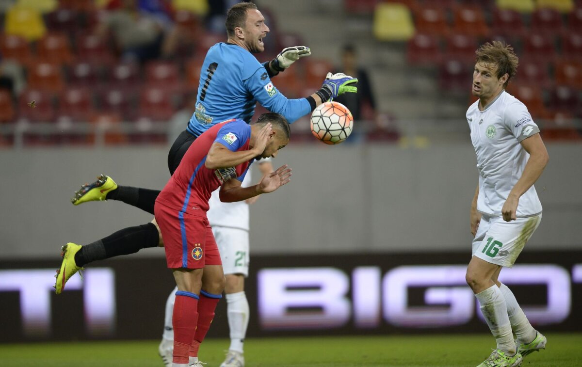 VIDEO Matache! Portar, piaţă sau măcelar? Steaua a urcat pe podium după o victorie reconfortantă cu Chiajna, 3-1