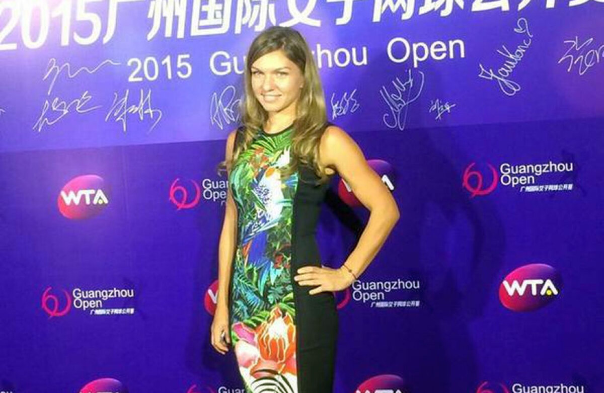 FOTO Splendoare și în afara terenului: Simona Halep a atras toate privirile la petrecerea jucătoarelor de la Guangzhou