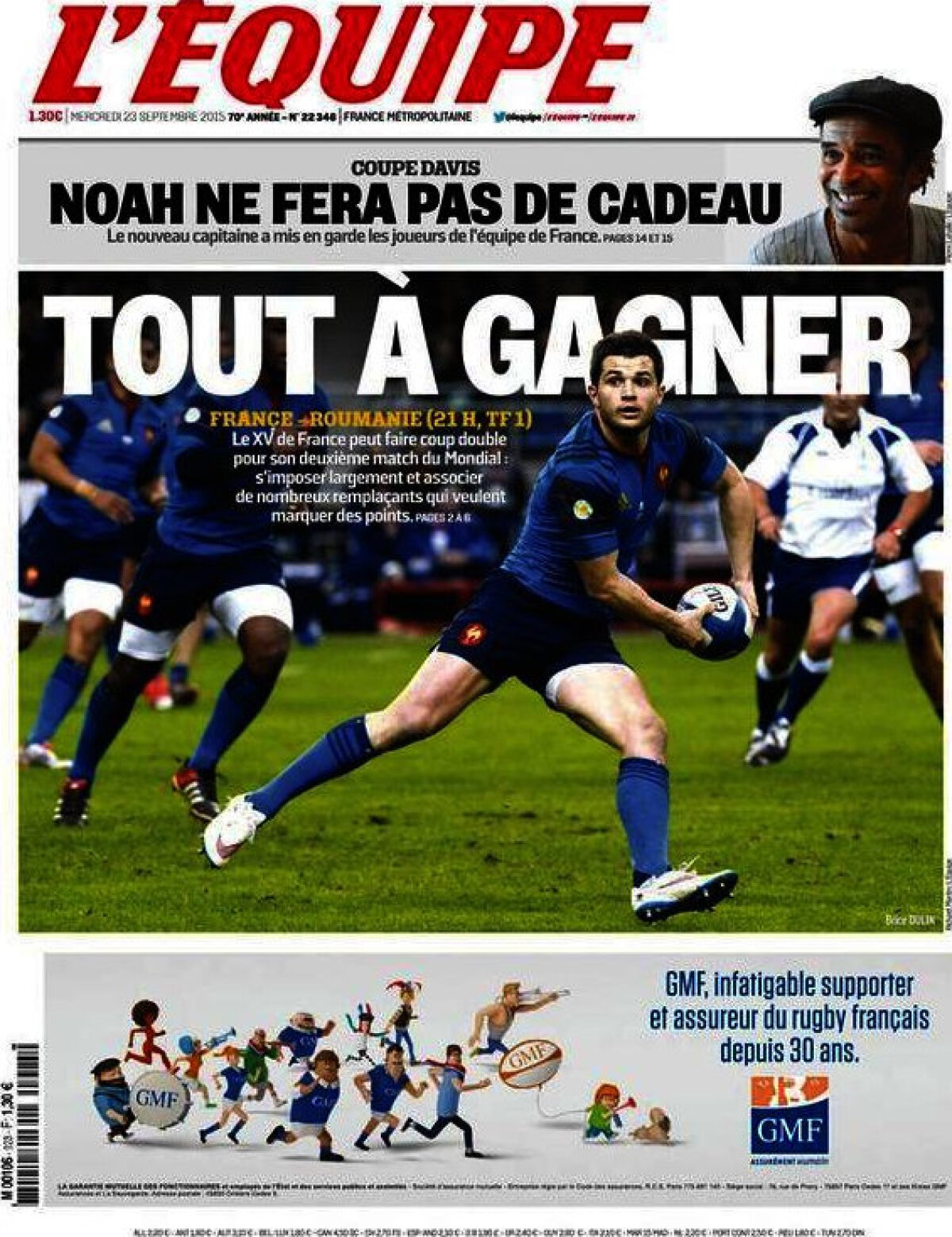 Ce scriu azi ziarele de sport din lume (23 septembrie 2015)