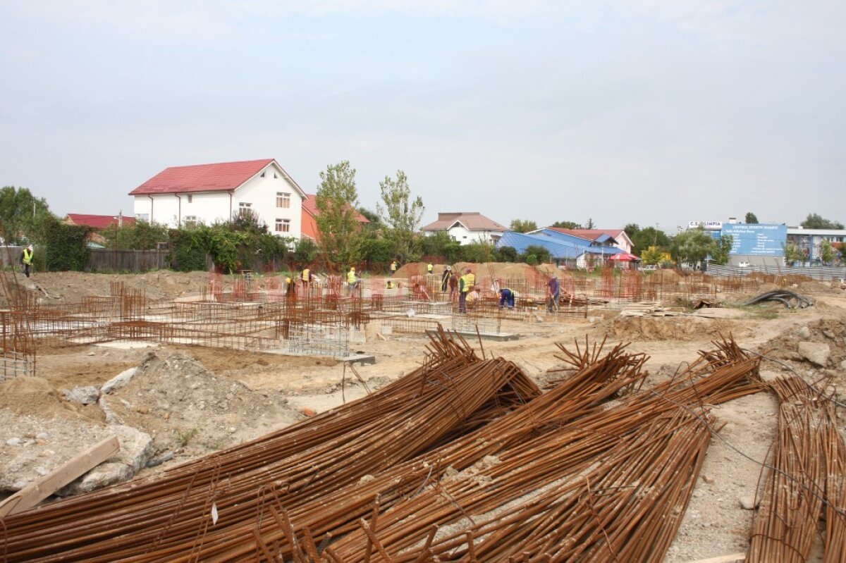 FOTO Se văd primele progrese la noul stadion din Bănie » Care e stadiul lucrărilor