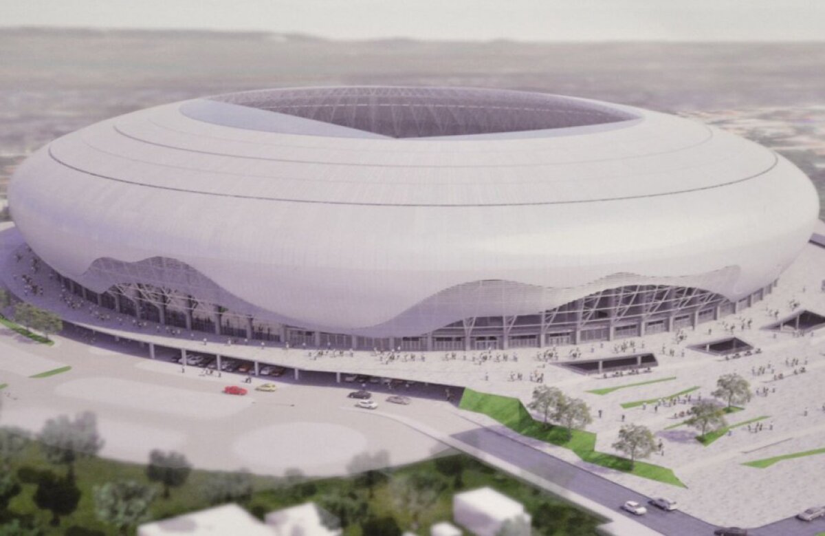 FOTO Se văd primele progrese la noul stadion din Bănie » Care e stadiul lucrărilor