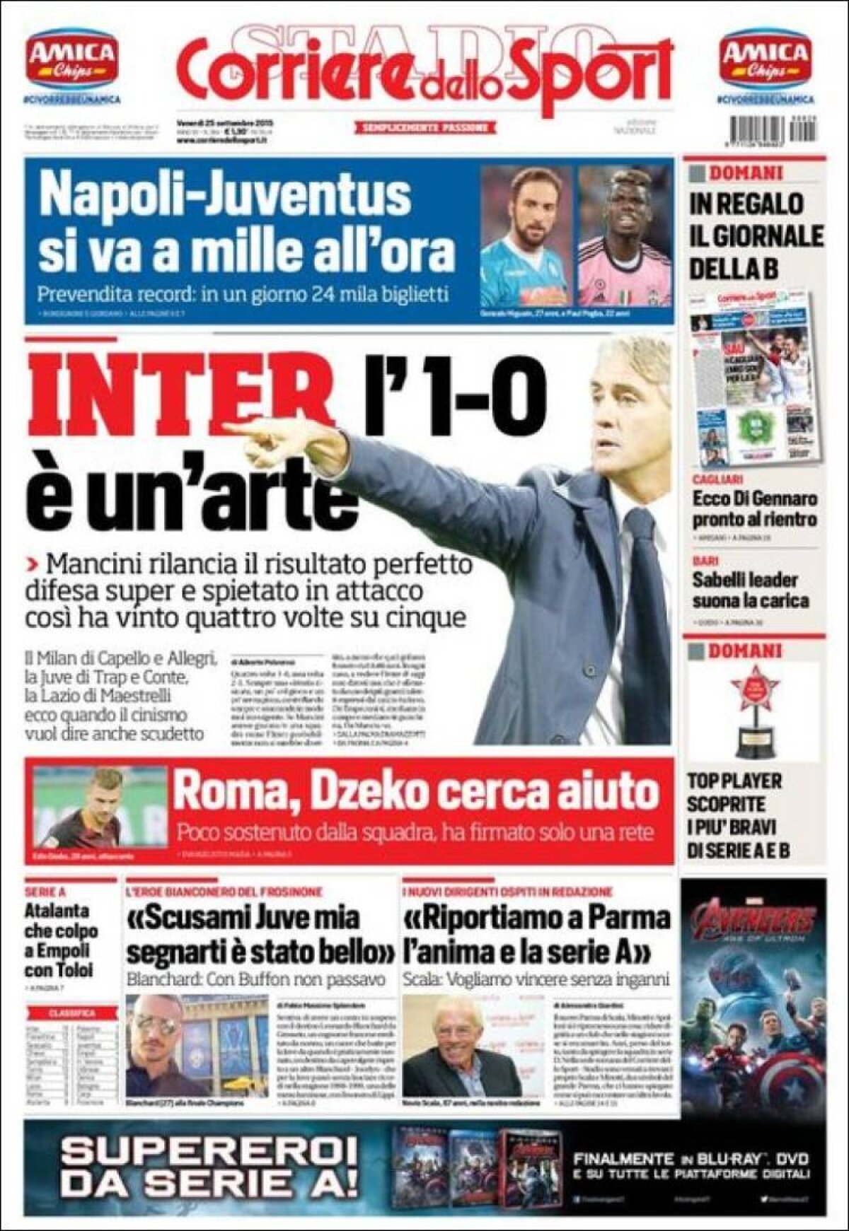 Ce scriu azi ziarele de sport din lume (25 septembrie 2015)