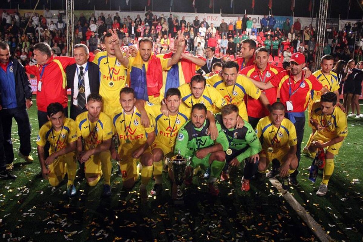 VIDEO+FOTO Al șaselea titlu consecutiv! România a cîștigat din nou titlul continental la minifotbal