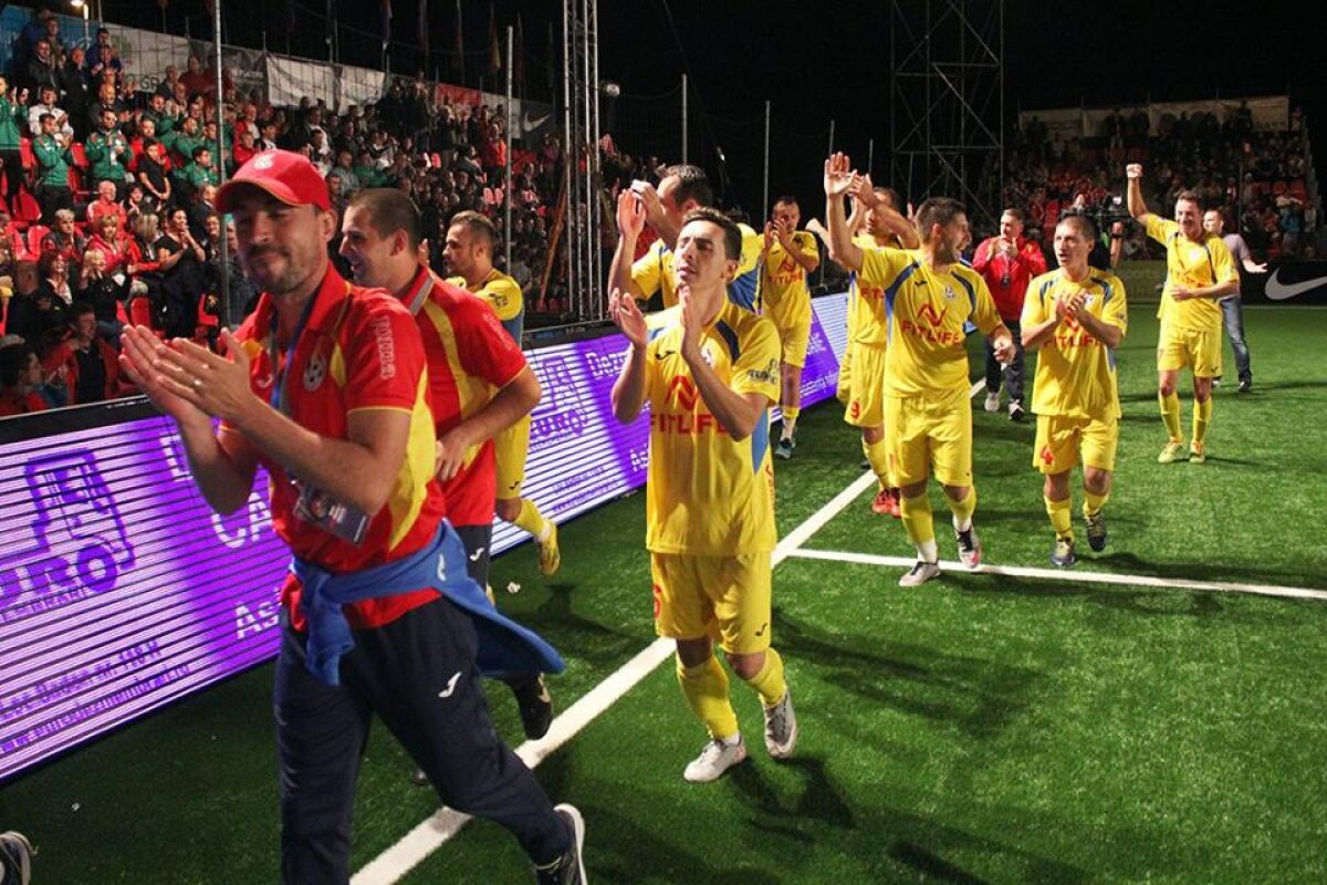 VIDEO+FOTO Al șaselea titlu consecutiv! România a cîștigat din nou titlul continental la minifotbal