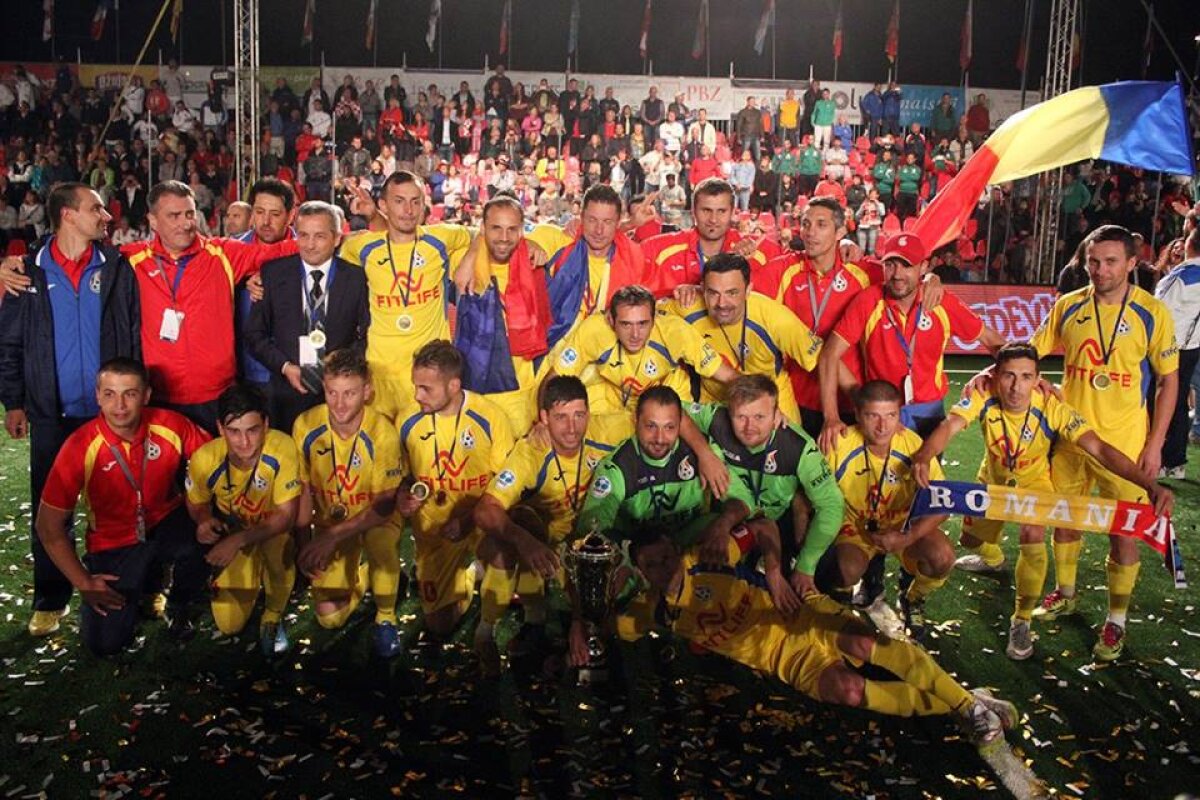 VIDEO+FOTO Al șaselea titlu consecutiv! România a cîștigat din nou titlul continental la minifotbal