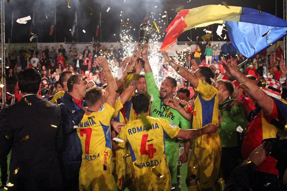 VIDEO+FOTO Al șaselea titlu consecutiv! România a cîștigat din nou titlul continental la minifotbal