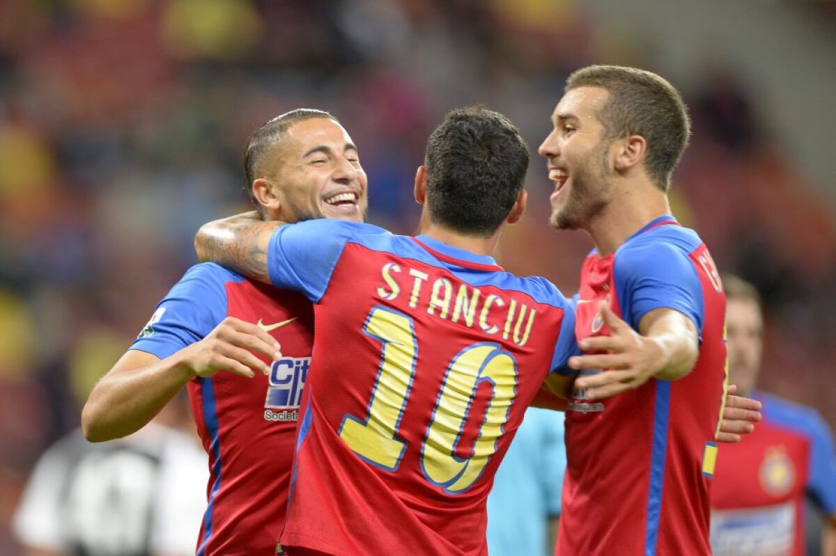 VIDEO+FOTO Steaua s-a întors pe podium după victoria lejeră cu FC Voluntari, scor 3-1