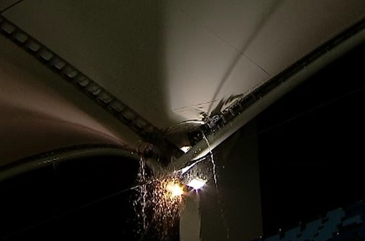 VIDEO + FOTO Imagini scandaloase de la Steaua - Voluntari: Arena Națională a fost inundată!