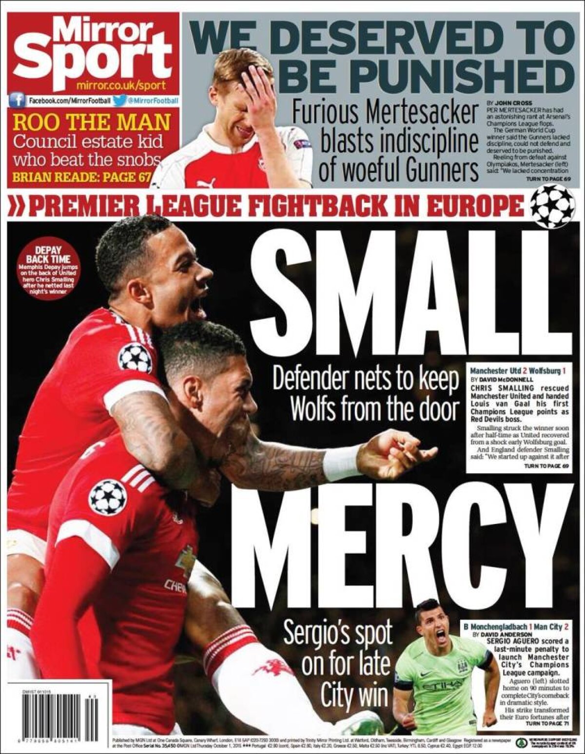 Ce scriu azi ziarele de sport din lume (1 octombrie 2015)