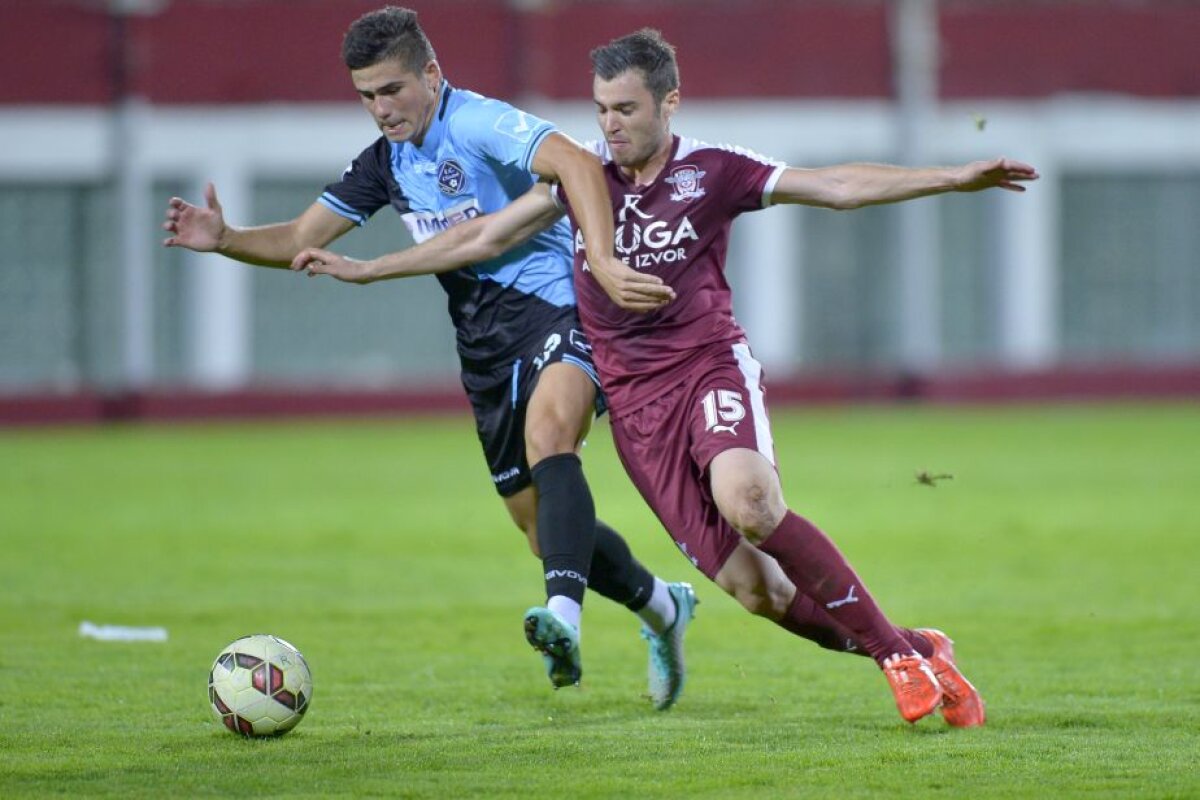 FOTO Rapid, din nou lider în Liga a 2-a după victoria de azi cu Academica Clinceni, scor 1-0