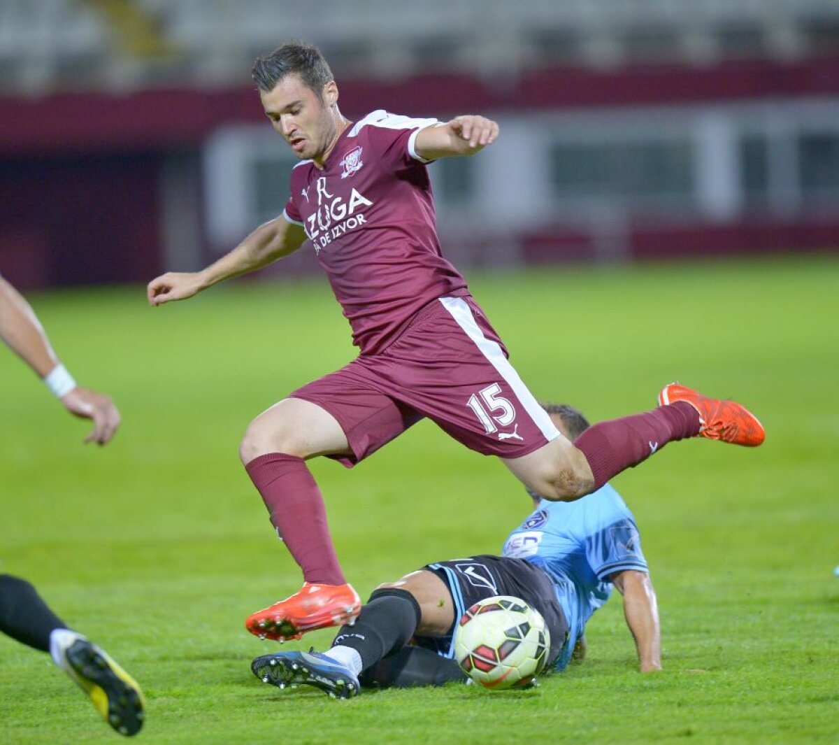 FOTO Rapid, din nou lider în Liga a 2-a după victoria de azi cu Academica Clinceni, scor 1-0