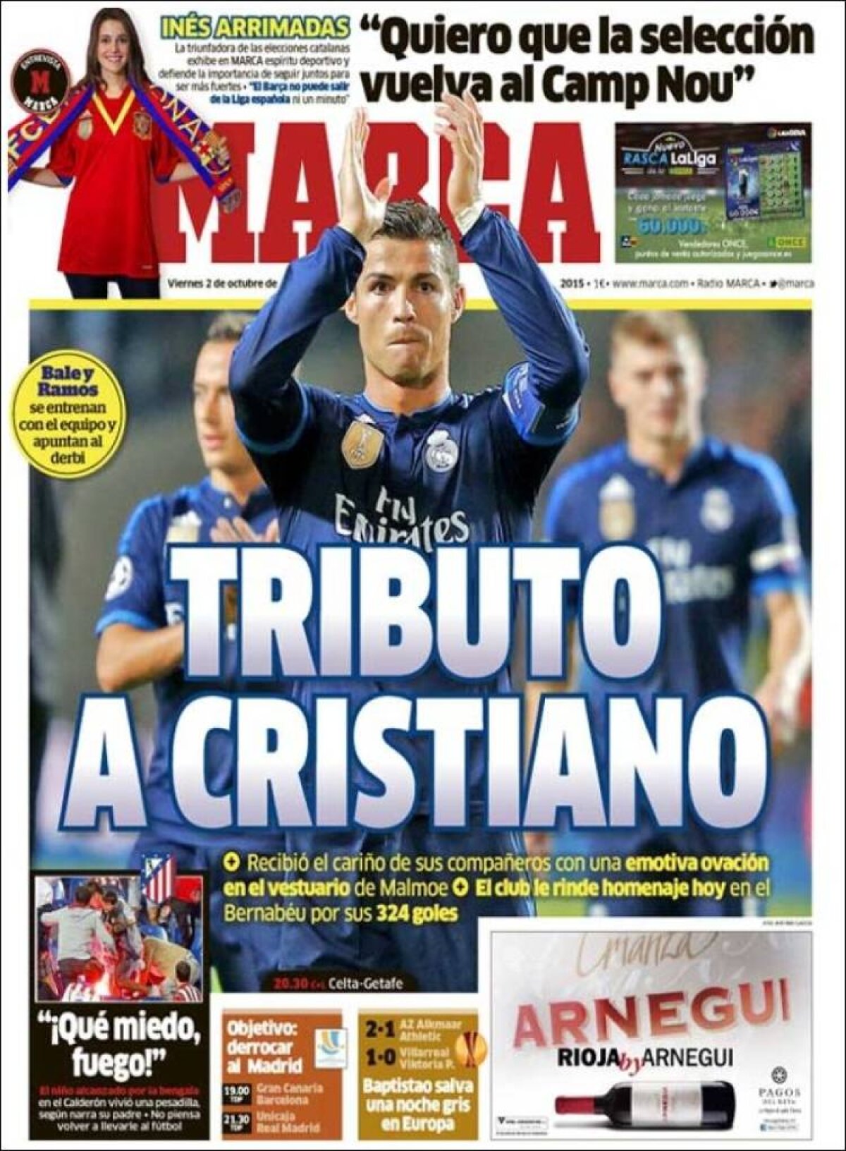 Ce scriu azi ziarele de sport din lume (2 octombrie 2015)