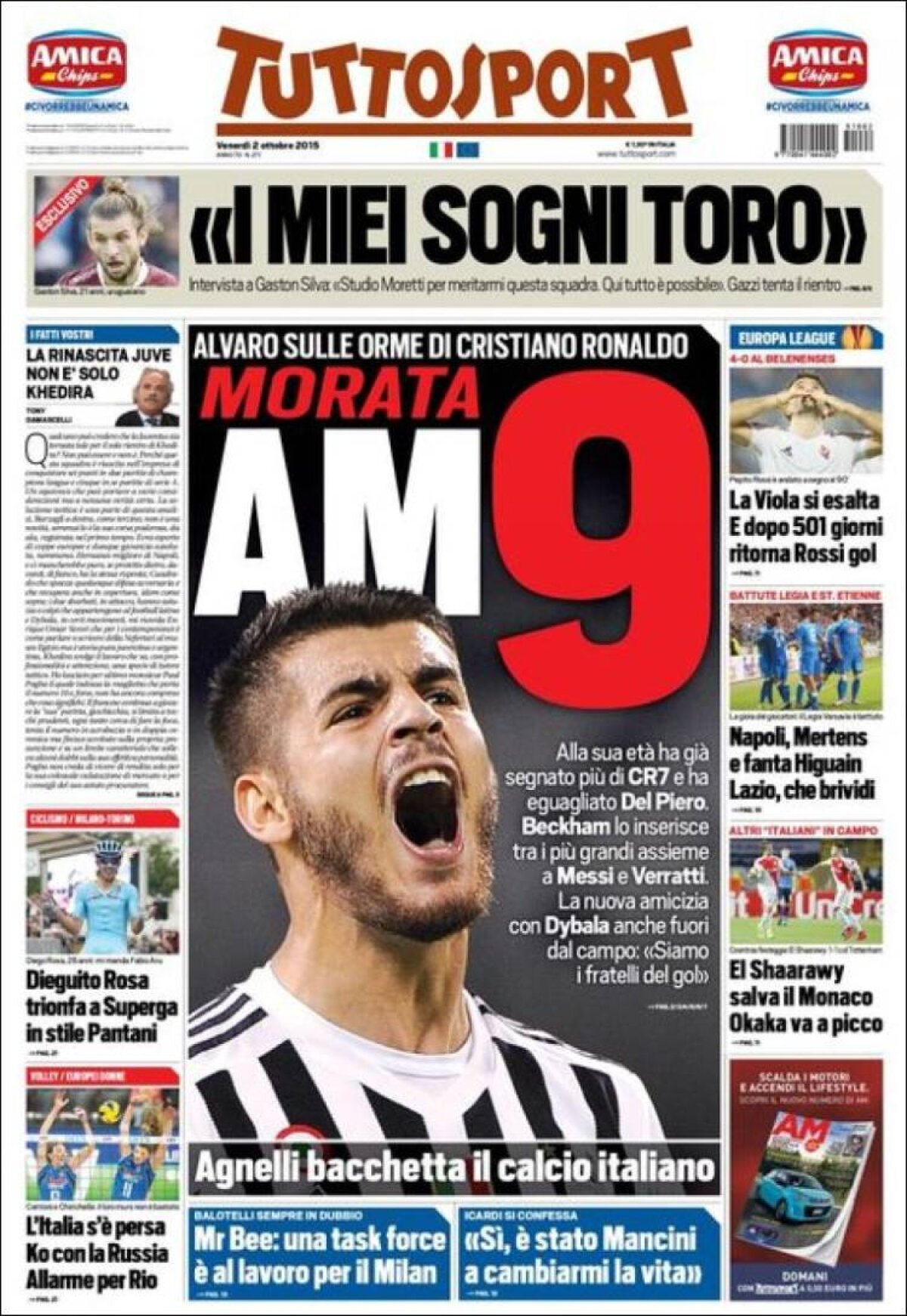 Ce scriu azi ziarele de sport din lume (2 octombrie 2015)