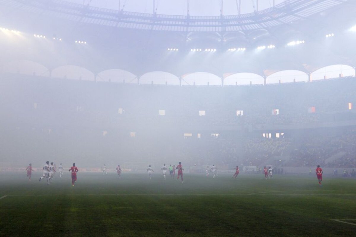 VIDEO+FOTO Atmosferă incendiară creată de suporterii lui Dinamo în memoria lui Hîldan: un inel de "foc" a înconjurat arena