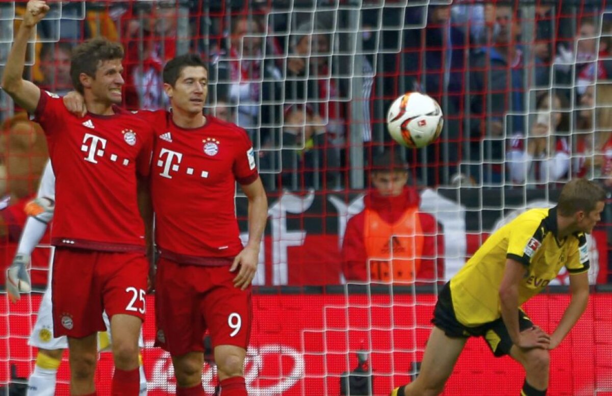 VIDEO+FOTO A ucis campionatul în etapa a 8-a: Bayern a zdrobit-o azi pe Dortmund, pe Allianz Arena!