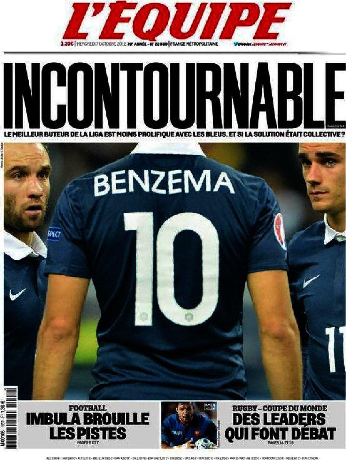 Ce scriu azi ziarele de sport din lume (7 octombrie 2015)