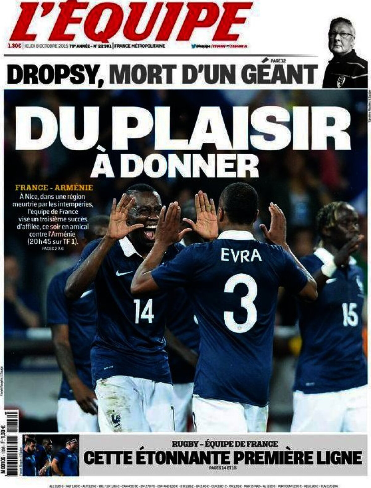 Ce scriu azi ziarele de sport din lume (8 octombrie 2015)