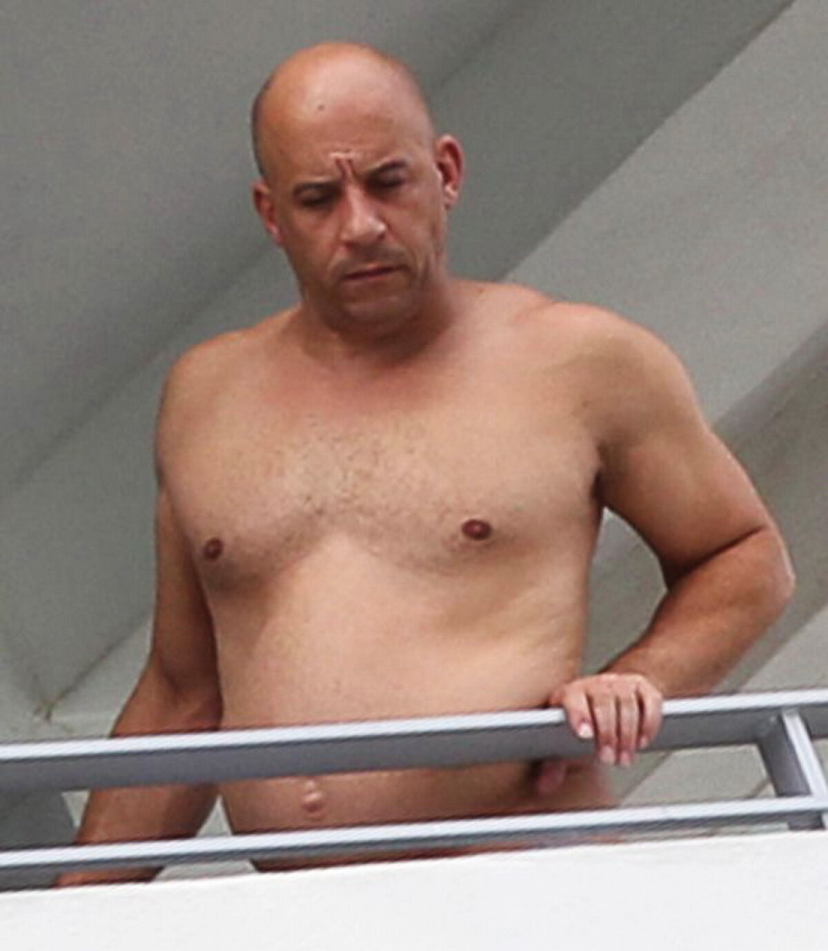 FOTO » Adio pătrăţele! Vin Diesel a ajuns de nerecunoscut