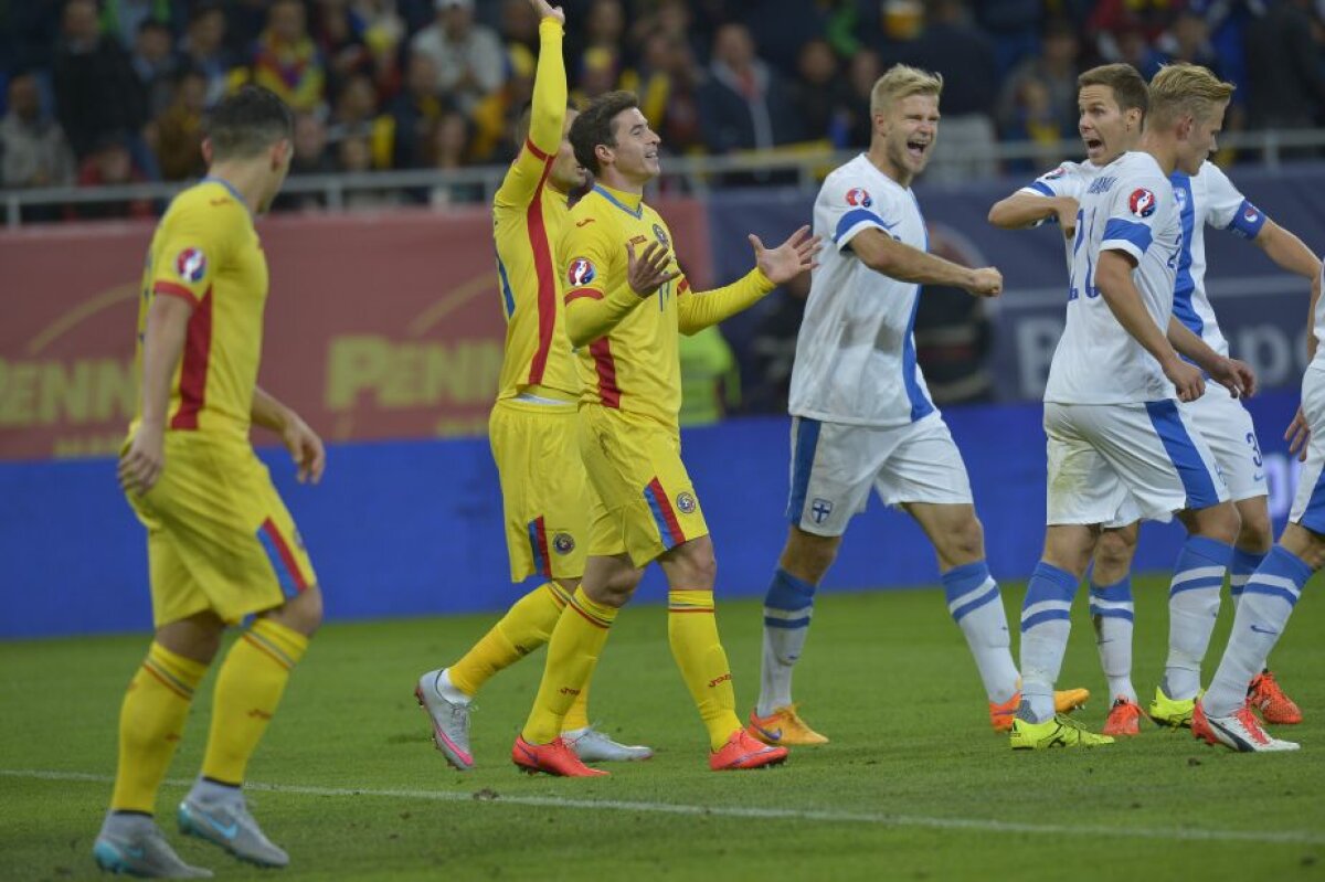 VIDEO și FOTO România - Finlanda 1-1 » Hoban îi salvează pe tricolori în minutul 91! Rămînem pe locul 2 în grupă