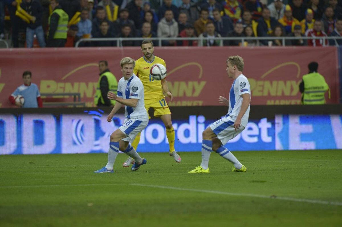 VIDEO și FOTO România - Finlanda 1-1 » Hoban îi salvează pe tricolori în minutul 91! Rămînem pe locul 2 în grupă