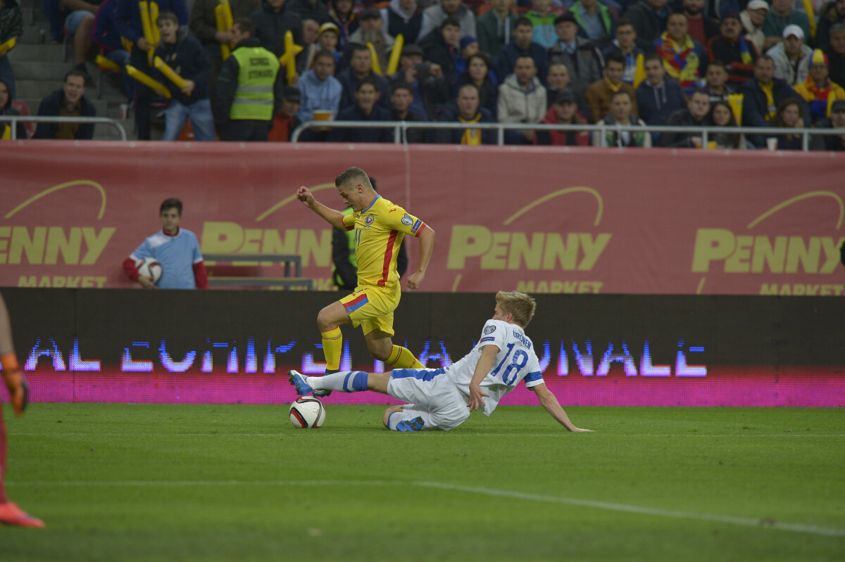 VIDEO și FOTO România - Finlanda 1-1 » Hoban îi salvează pe tricolori în minutul 91! Rămînem pe locul 2 în grupă