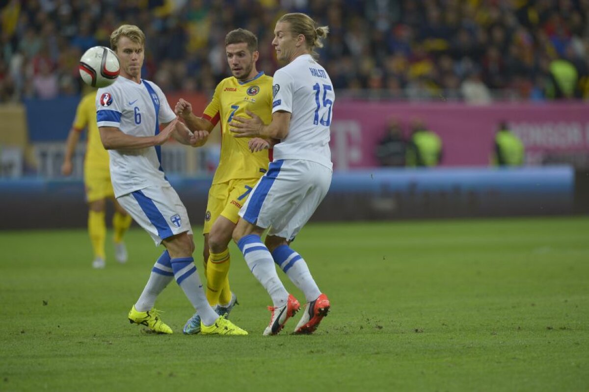 VIDEO și FOTO România - Finlanda 1-1 » Hoban îi salvează pe tricolori în minutul 91! Rămînem pe locul 2 în grupă