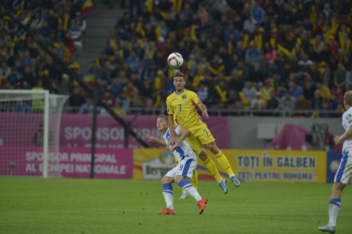 VIDEO și FOTO România - Finlanda 1-1 » Hoban îi salvează pe tricolori în minutul 91! Rămînem pe locul 2 în grupă