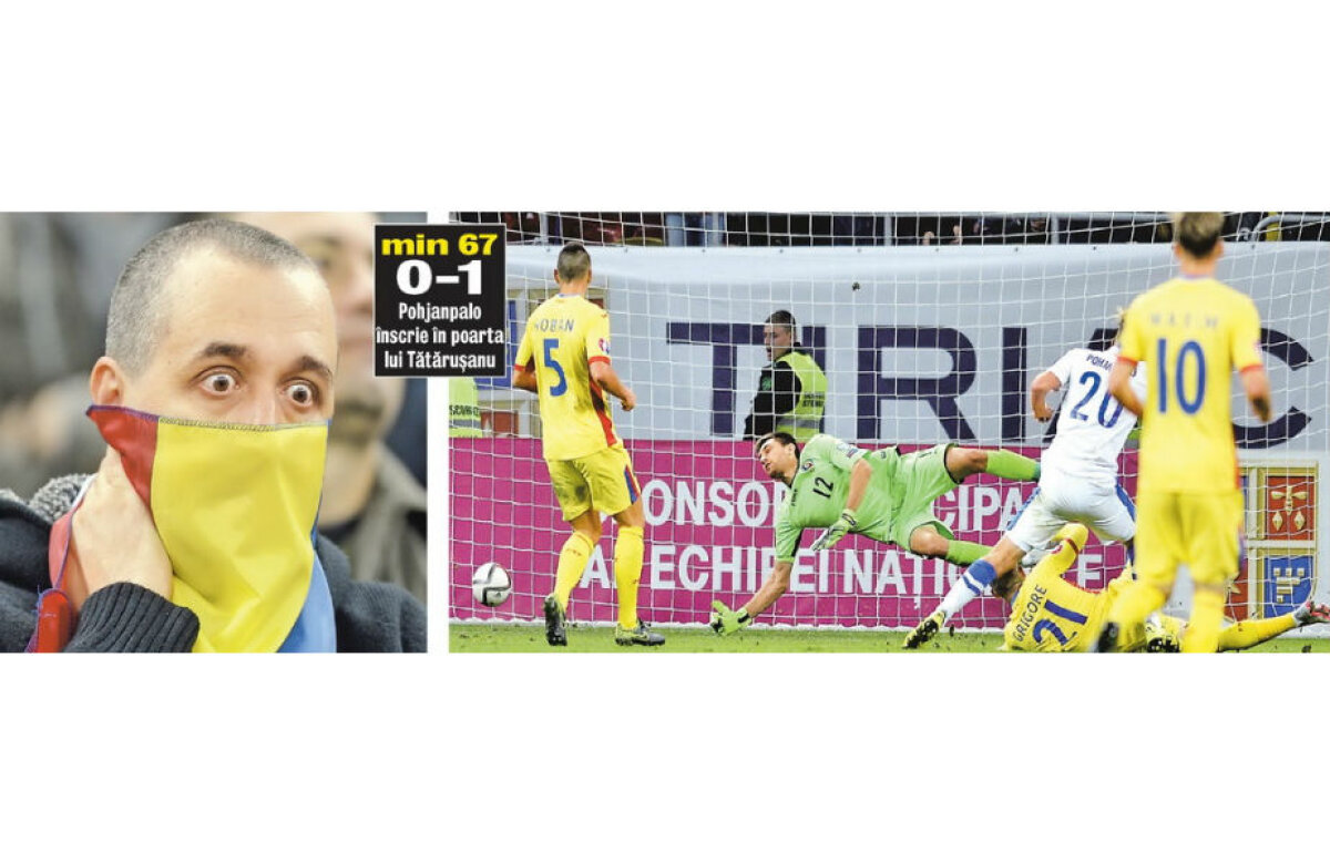 Primă pagină specială a Gazetei de azi! Așa am trăit România - Finlanda 1-1 » O țară de cardiaci!