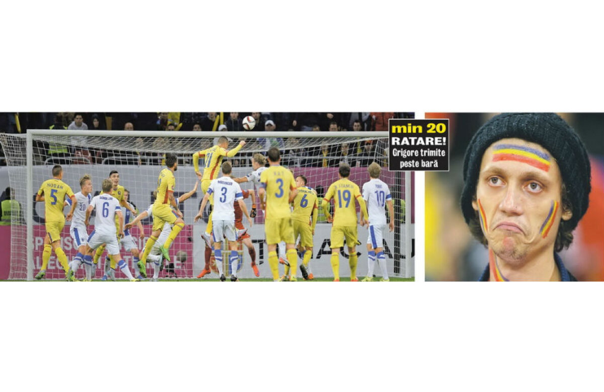 Primă pagină specială a Gazetei de azi! Așa am trăit România - Finlanda 1-1 » O țară de cardiaci!
