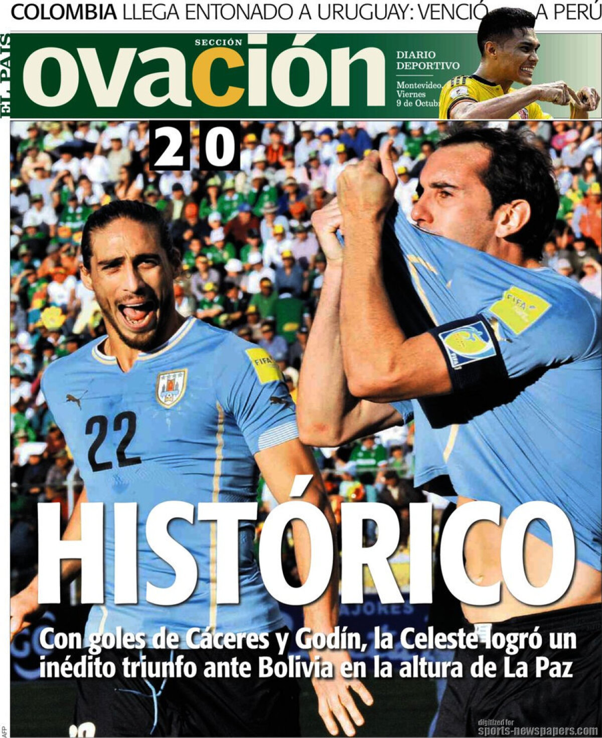 Ce scriu azi ziarele de sport din lume (9 octombrie 2015)