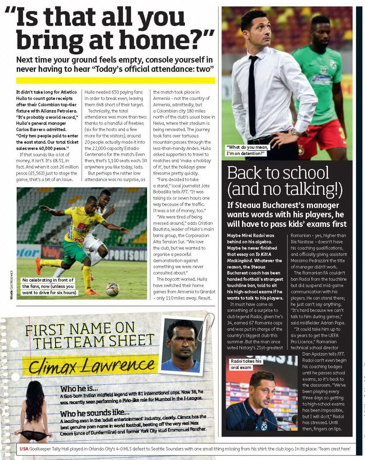 Celebra revistă "FourFourTwo" scrie în termeni duri despre Mirel Rădoi: "Du-te înapoi la şcoală! Pînă atunci, gura mică!"